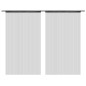 vidaXL Fadenvorhänge 2 Stk. 100 x 250 cm Schwarz vidaXL Fadenvorhänge 2 Stk. 100 x 250 cm Schwarz