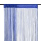 vidaXL Fadenvorhänge 2 Stk. 140 x 250 cm Blau vidaXL Fadenvorhänge 2 Stk. 140 x 250 cm Blau