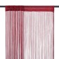 vidaXL Fadenvorhänge 2 Stk. 140 x 250 cm Burgunderrot vidaXL Fadenvorhänge 2 Stk. 140 x 250 cm Burgunderrot