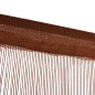 vidaXL Fadenvorhänge 2 Stk. 100 x 250 cm Braun vidaXL Fadenvorhänge 2 Stk. 100 x 250 cm Braun