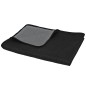 vidaXL Zweiseitige Tagesdecke Gesteppt 220 x 240 cm Grau und Schwarz vidaXL Zweiseitige Tagesdecke Gesteppt 220 x 240 cm Grau und Schwarz