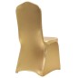 vidaXL 6 Stk. Stretch-Stuhlhussen Golden vidaXL 6 Stk. Stretch-Stuhlhussen Golden