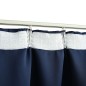 vidaXL Verdunkelungsvorhänge mit Haken 2 Stk. Blau 140x175cm vidaXL Verdunkelungsvorhänge mit Haken 2 Stk. Blau 140x175cm