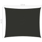 vidaXL Sonnensegel Oxford-Gewebe Rechteckig 2,5x3,5 m Anthrazit vidaXL Sonnensegel Oxford-Gewebe Rechteckig 2,5x3,5 m Anthrazit