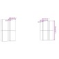vidaXL TV-Schränke 4 Stk. Betongrau 30,5x30x110 cm Holzwerkstoff vidaXL TV-Schränke 4 Stk. Betongrau 30,5x30x110 cm Holzwerkstoff