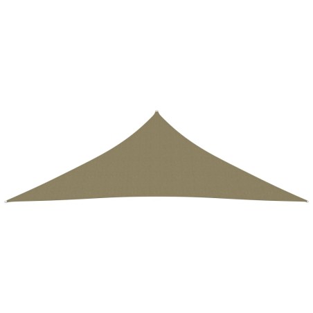 vidaXL Sonnensegel Oxford-Gewebe Dreieckig 4x4x5,8 m Beige