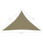 vidaXL Sonnensegel Oxford-Gewebe Dreieckig 4x4x5,8 m Beige vidaXL Sonnensegel Oxford-Gewebe Dreieckig 4x4x5,8 m Beige