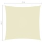 vidaXL Sonnensegel Oxford-Gewebe Quadratisch 3x3 m Cremeweiß vidaXL Sonnensegel Oxford-Gewebe Quadratisch 3x3 m Cremeweiß