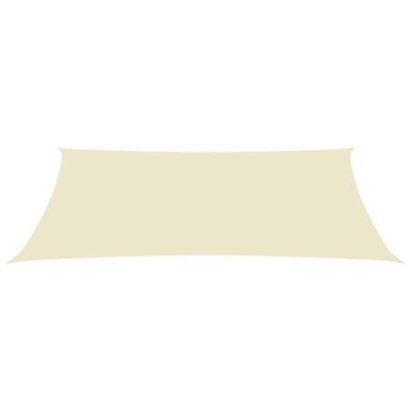 vidaXL Sonnensegel Oxford-Gewebe Rechteckig 5x8 m Creme