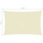 vidaXL Sonnensegel Oxford-Gewebe Rechteckig 5x8 m Creme vidaXL Sonnensegel Oxford-Gewebe Rechteckig 5x8 m Creme