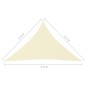 vidaXL Sonnensegel Oxford-Gewebe Dreieckig 2,5x2,5x3,5 m Creme vidaXL Sonnensegel Oxford-Gewebe Dreieckig 2,5x2,5x3,5 m Creme