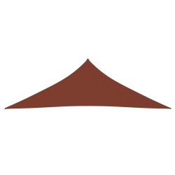 vidaXL Sonnensegel Oxford-Gewebe Dreieckig 2,5x2,5x3,5 m Terrakottarot