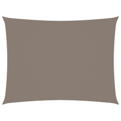 vidaXL Sonnensegel Oxford-Gewebe Rechteckig 6x7 m Taupe