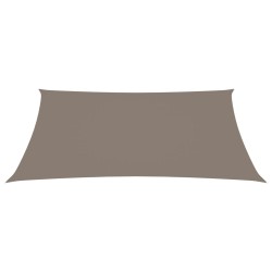 vidaXL Sonnensegel Oxford-Gewebe Rechteckig 6x7 m Taupe