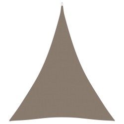 vidaXL Sonnensegel Oxford-Gewebe Dreieckig 3x4x4 m Taupe