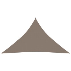 vidaXL Sonnensegel Oxford-Gewebe Dreieckig 3x4x4 m Taupe