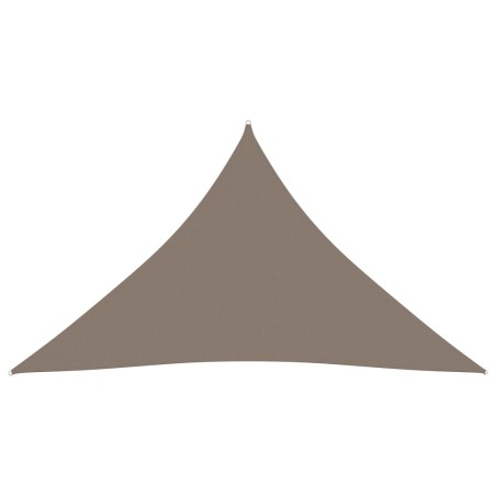 vidaXL Sonnensegel Oxford-Gewebe Dreieckig 3x4x4 m Taupe