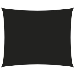 vidaXL Sonnensegel Oxford-Gewebe Rechteckig 2,5x3,5 m Schwarz