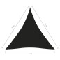 vidaXL Sonnensegel Oxford-Gewebe Dreieckig 3x3x3 m Schwarz vidaXL Sonnensegel Oxford-Gewebe Dreieckig 3x3x3 m Schwarz