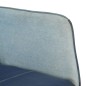 Schaukelsessel mit Hocker Blau Denim Patchwork Canvas Schaukelsessel mit Hocker Blau Denim Patchwork Canvas
