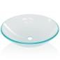 vidaXL Waschbecken gehärtetes Glas 42 cm transparent vidaXL Waschbecken gehärtetes Glas 42 cm transparent