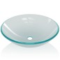 vidaXL Waschbecken Hartglas 42 cm Mattiert vidaXL Waschbecken Hartglas 42 cm Mattiert