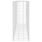 vidaXL Gabionen-Steinkorb Stahl 85×30×200 cm Silbern vidaXL Gabionen-Steinkorb Stahl 85×30×200 cm Silbern