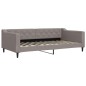 vidaXL Tagesbett mit Matratze Taupe 100x200 cm Stoff vidaXL Tagesbett mit Matratze Taupe 100x200 cm Stoff