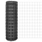 vidaXL Eurozaun Stahl 25 x 1,2 m Grau vidaXL Eurozaun Stahl 25 x 1,2 m Grau