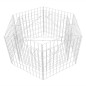 vidaXL Sechseckiges Gabionen-Hochbeet 100×90×50 cm vidaXL Sechseckiges Gabionen-Hochbeet 100×90×50 cm
