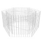 vidaXL Sechseckiges Gabionen-Hochbeet 100×90×50 cm vidaXL Sechseckiges Gabionen-Hochbeet 100×90×50 cm