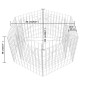 vidaXL Sechseckiges Gabionen-Hochbeet 100×90×50 cm vidaXL Sechseckiges Gabionen-Hochbeet 100×90×50 cm