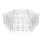 vidaXL Sechseckiges Gabionen-Hochbeet 160×140×50 cm vidaXL Sechseckiges Gabionen-Hochbeet 160×140×50 cm