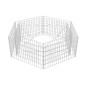 vidaXL Sechseckiges Gabionen-Hochbeet 160×140×50 cm vidaXL Sechseckiges Gabionen-Hochbeet 160×140×50 cm