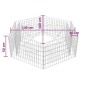 vidaXL Sechseckiges Gabionen-Hochbeet 160×140×50 cm vidaXL Sechseckiges Gabionen-Hochbeet 160×140×50 cm