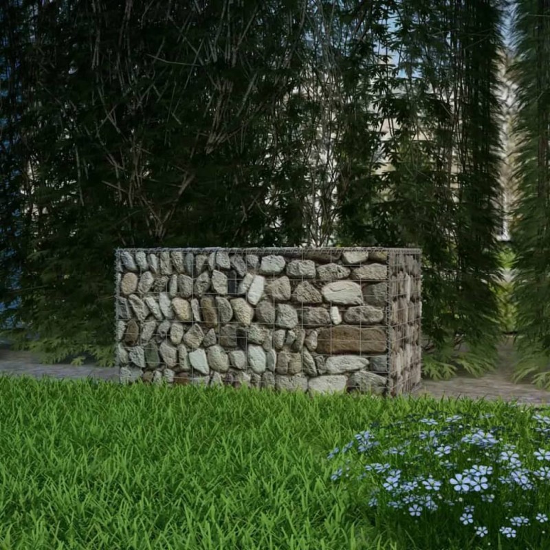 vidaXL Gabionenkorb Stahl 100×50×50 cm vidaXL Gabionenkorb Stahl 100×50×50 cm