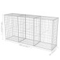 vidaXL Gabionenkorb Stahl 200×50×100 cm vidaXL Gabionenkorb Stahl 200×50×100 cm