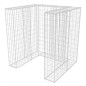 vidaXL Gabionen-Mülltonnenverkleidung für 1 Tonne Stahl 110x100x120cm vidaXL Gabionen-Mülltonnenverkleidung für 1 Tonne Stahl 110x100x120cm