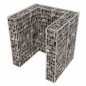 vidaXL Gabionen-Mülltonnenverkleidung für 1 Tonne Stahl 110x100x120cm vidaXL Gabionen-Mülltonnenverkleidung für 1 Tonne Stahl 110x100x120cm