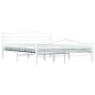vidaXL Bettgestell Weiß Metall 160×200 cm vidaXL Bettgestell Weiß Metall 160×200 cm