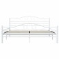 vidaXL Bettgestell Weiß Metall 160×200 cm vidaXL Bettgestell Weiß Metall 160×200 cm