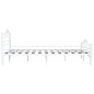 vidaXL Bettgestell Weiß Metall 160×200 cm vidaXL Bettgestell Weiß Metall 160×200 cm