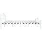 vidaXL Bettgestell Weiß Metall 180×200 cm vidaXL Bettgestell Weiß Metall 180×200 cm