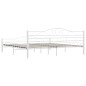 vidaXL Bettgestell Weiß Metall 180×200 cm vidaXL Bettgestell Weiß Metall 180×200 cm