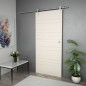 vidaXL Schiebetür-Beschlagsatz 183 cm Edelstahl Silbern vidaXL Schiebetür-Beschlagsatz 183 cm Edelstahl Silbern