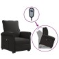 vidaXL Aufstehsessel Schwarz Stoff vidaXL Aufstehsessel Schwarz Stoff