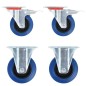 vidaXL Rollen 4 Stk. 100 mm vidaXL Rollen 4 Stk. 100 mm