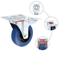 vidaXL Rollen 4 Stk. 100 mm