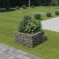 vidaXL Gabionen-Hochbeet Verzinkter Stahl 90×90×50 cm vidaXL Gabionen-Hochbeet Verzinkter Stahl 90×90×50 cm
