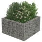 vidaXL Gabionen-Hochbeet Verzinkter Stahl 90×90×50 cm vidaXL Gabionen-Hochbeet Verzinkter Stahl 90×90×50 cm